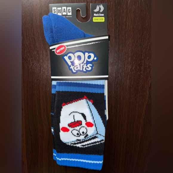 POP TARTS SWAG CREW SOCKS NWT MEN’S SHOE SIZE 8-13 - Picture 1 of 2